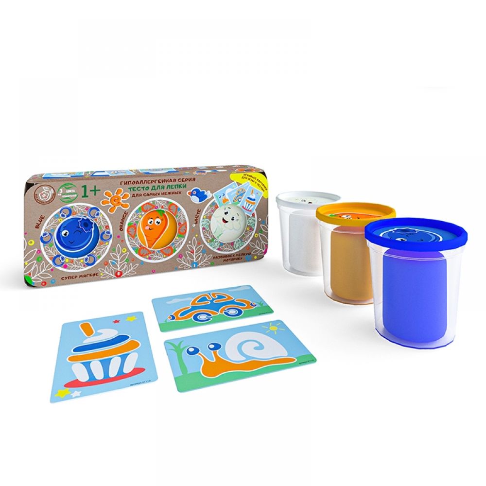  Creative set Play dough set - ECO Series 3 cups  