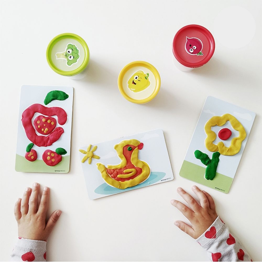  Creative set Play dough set - ECO Series 3 cups Classic 